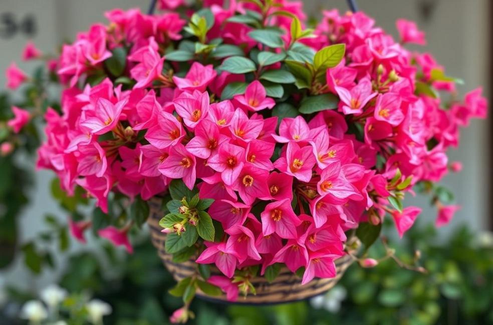 Poda e Florescimento: Mantendo a Forma e Incentivando as Cores, bougainville em vaso
