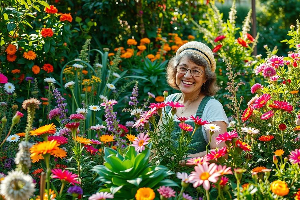 Capa mostrando crianças em um jardim colorido e educativo.