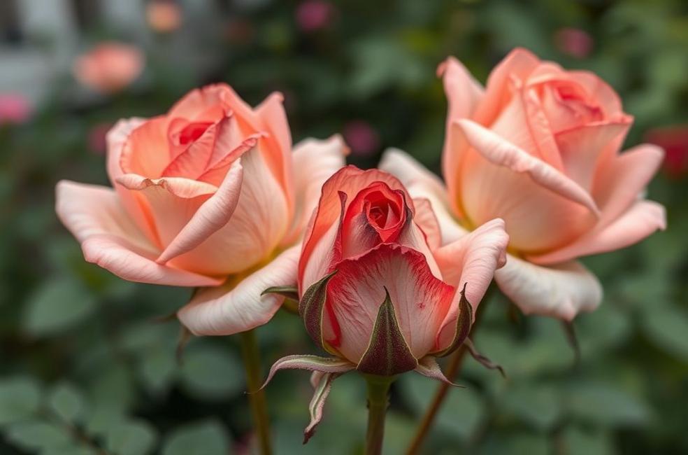 Entendendo por que suas rosas murcham: causas e sinais, reviver rosas