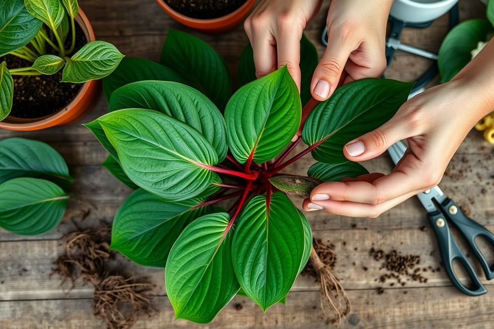 Propagação e renovação: como multiplicar seu caladium
