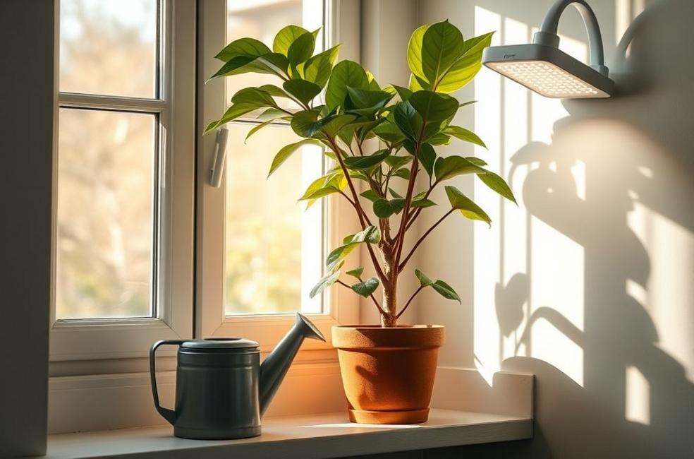 Regas, iluminação e manejo para flores duradouras