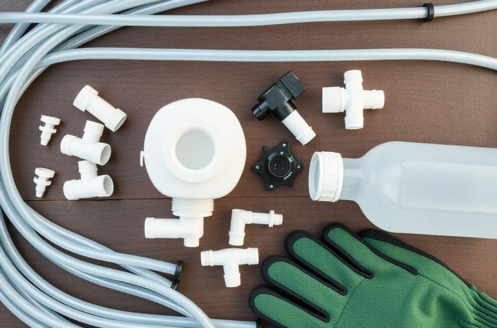 Montando o Sistema Materiais Montagem e Ajustes para Vasos