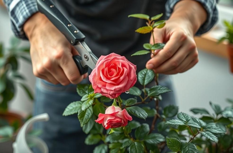 Cuidado Diário e Técnicas de Poda para Rosas Saudáveis em Apartamentos